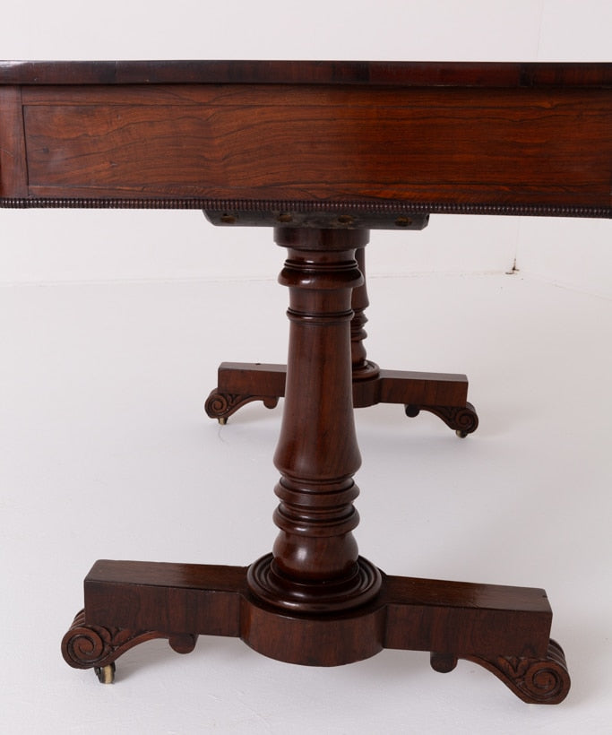 William IV Rosewood Library Table