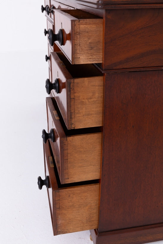 Georgian Mahogany Partners Desk