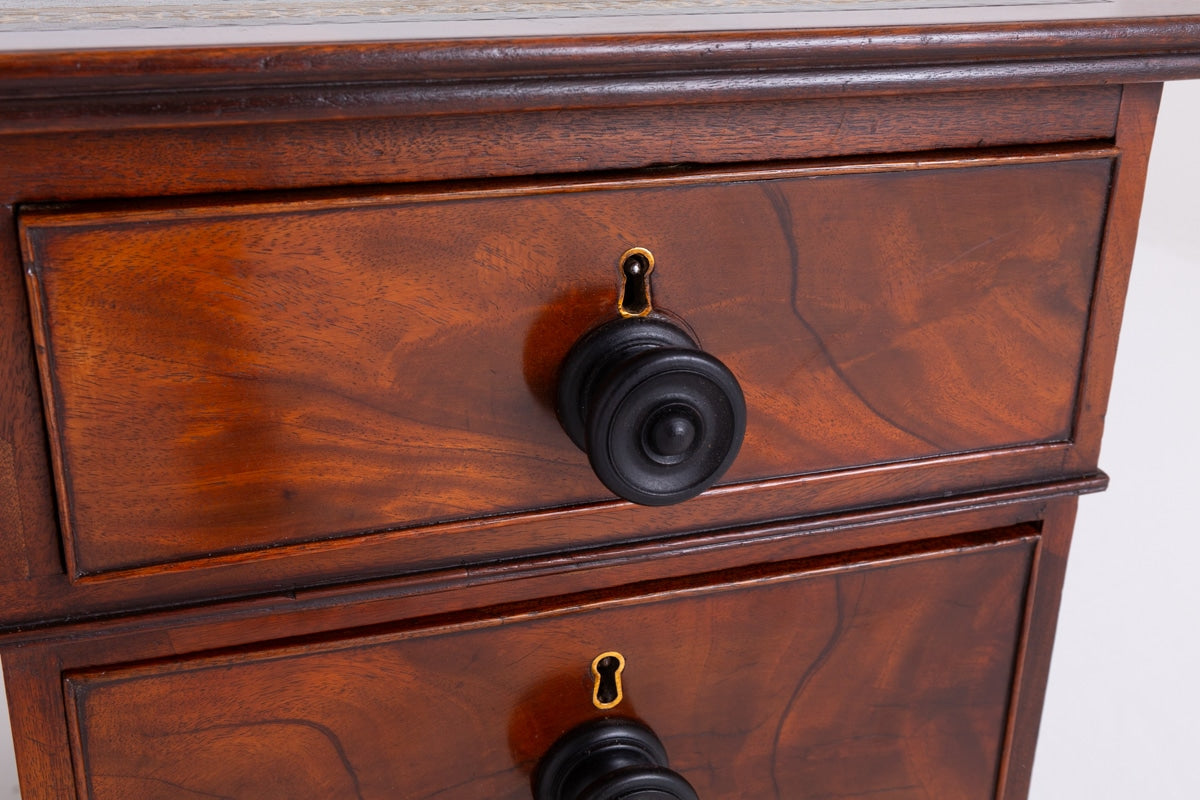 Georgian Mahogany Partners Desk