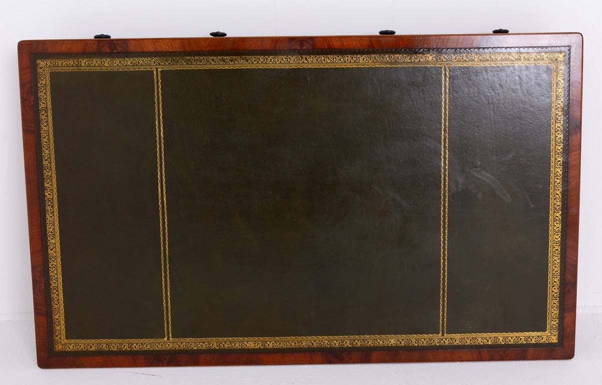 Georgian Mahogany Partners Desk