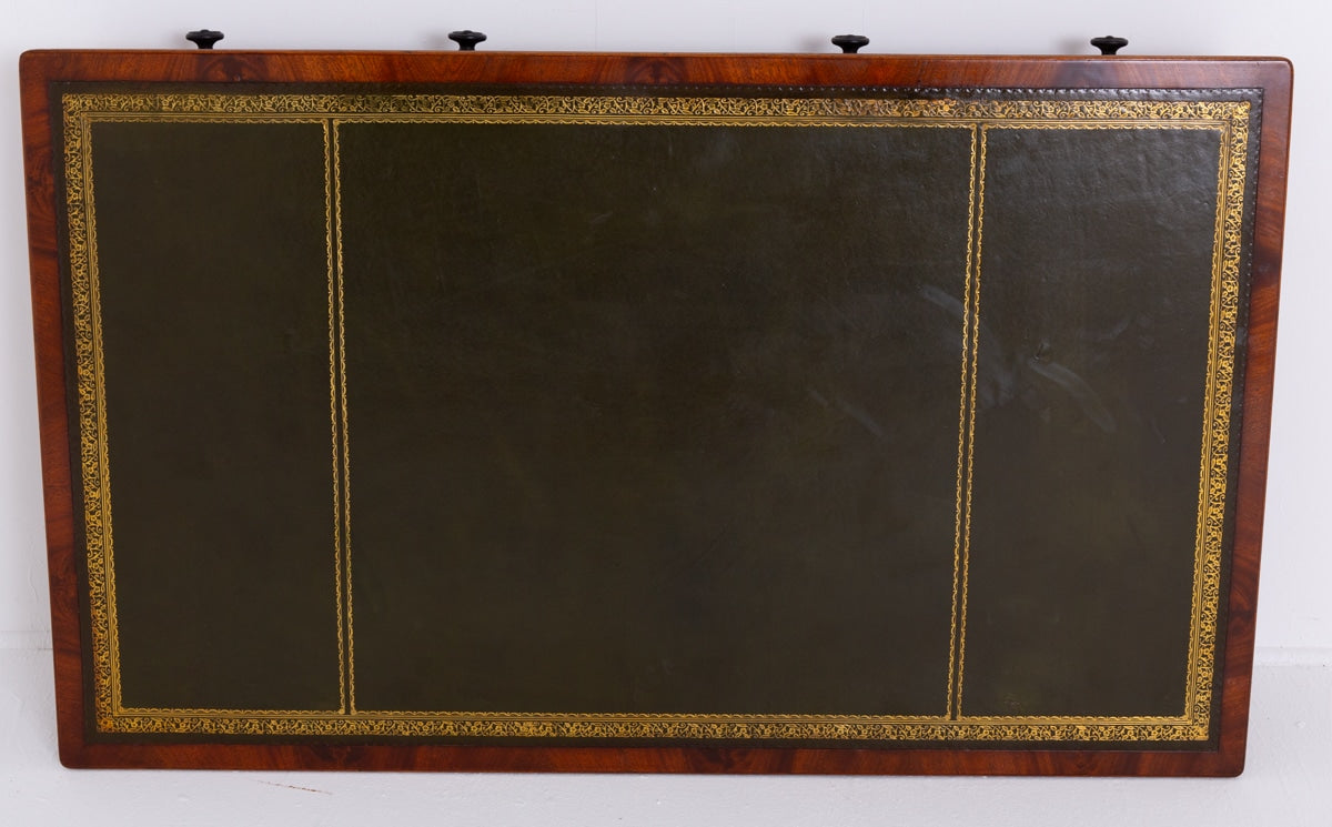 Georgian Mahogany Partners Desk