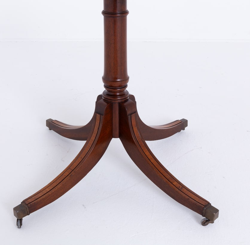 Mahogany Regency Revival 3 Pedestal Dining Table