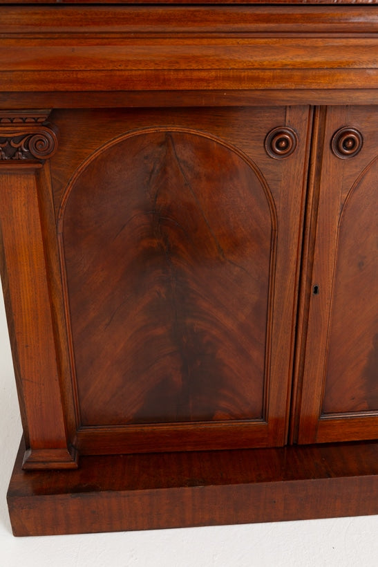 Most Unusual Victorian Mahogany Bookcase