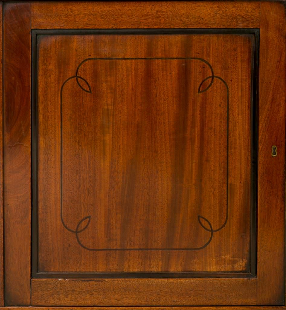 Mahogany Regency Secretaire Bookcase
