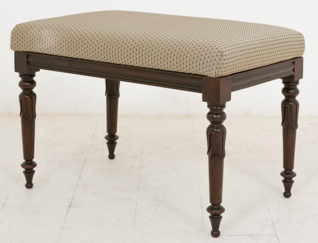 Mahogany William IV Stool