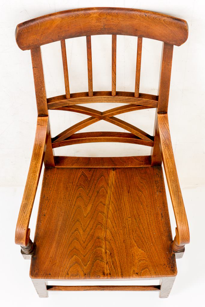 Rare Elm Country Chair