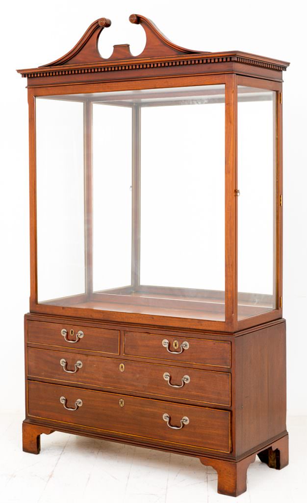 Mahogany Display cabinet