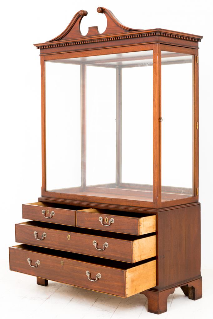 Mahogany Display cabinet