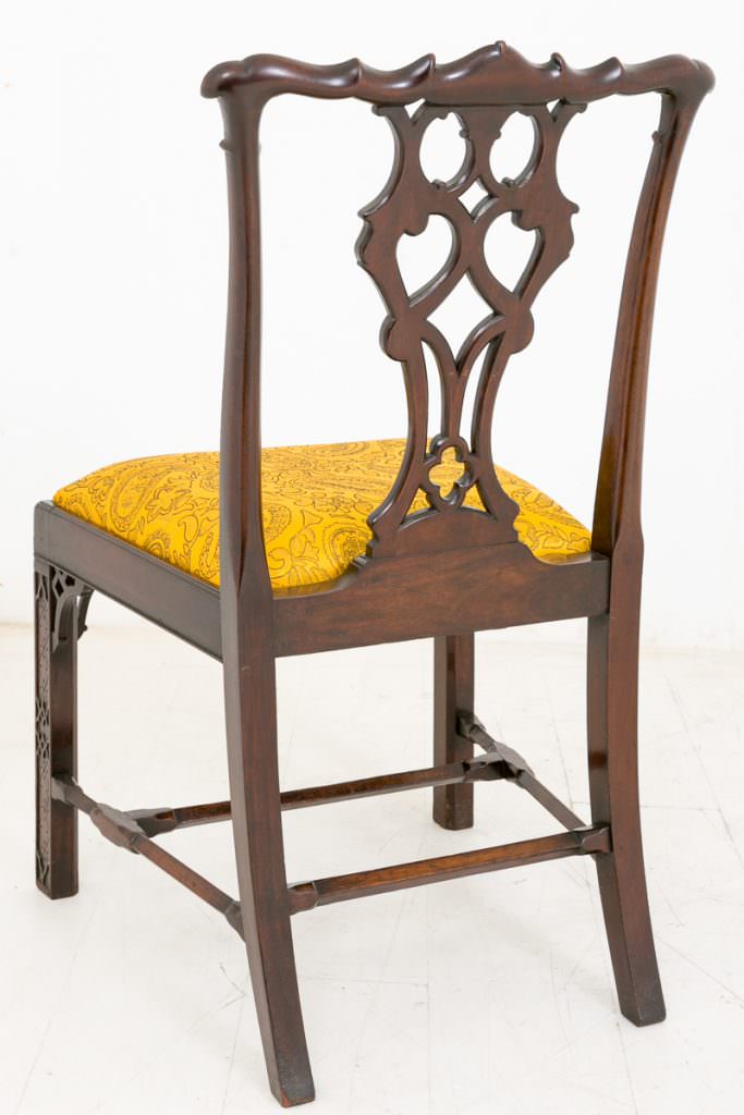 Stunning Set of 6 Mahogany Chippendale Style Dining chairs