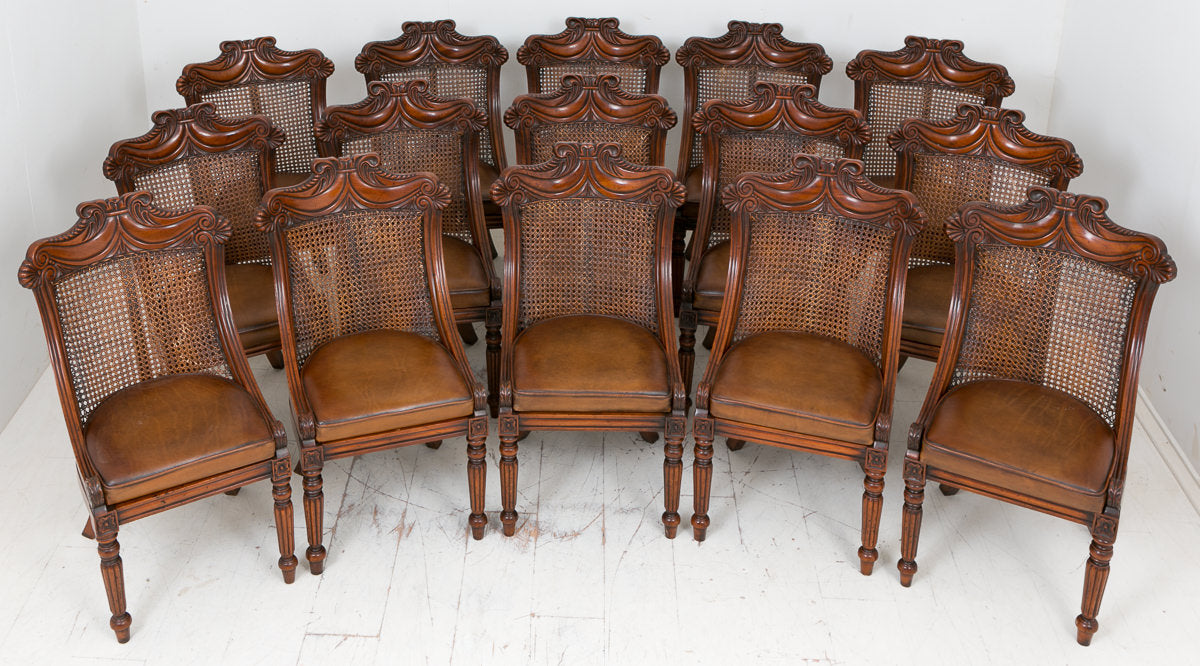 Stunning Set of Regency Style Dining Chairs
