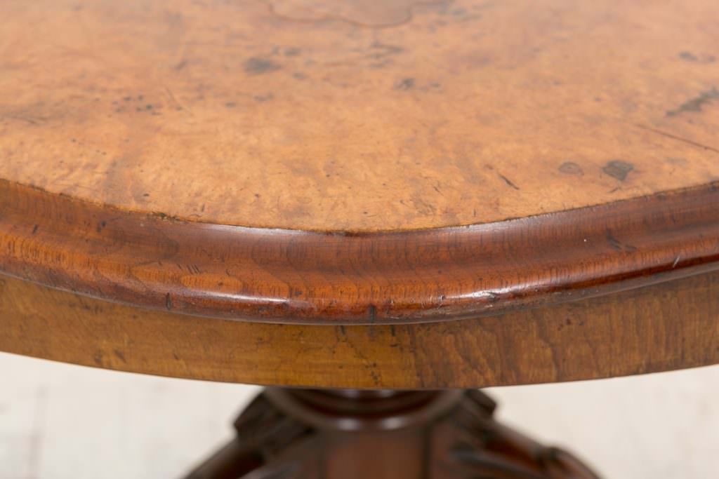Burr Walnut Shaped Centre Table