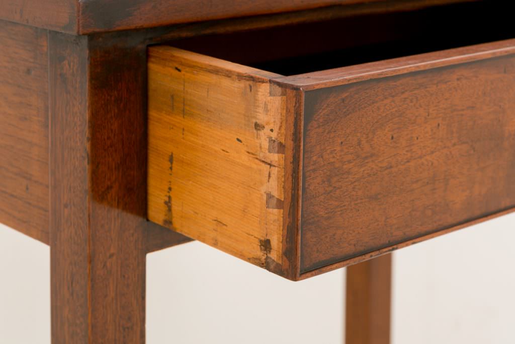 Pair of Mahogany End Tables with Georgian Influence