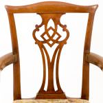Pair of Mahogany Chippendale Style Armchairs