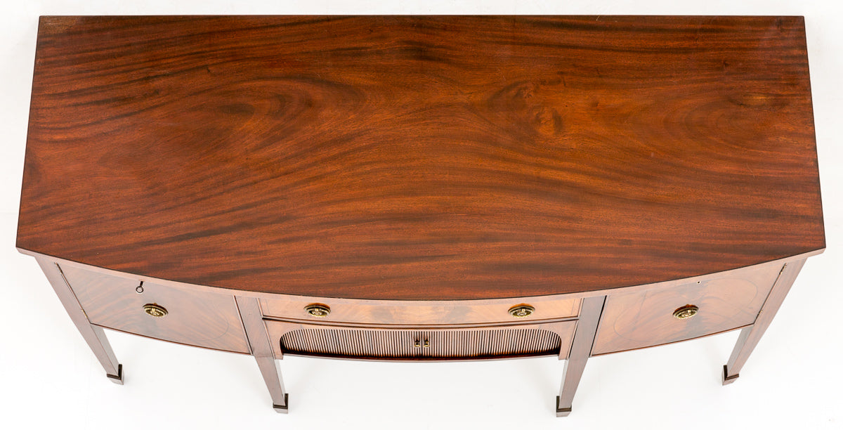 Georgian Style Mahogany Sideboard with Oak lined drawer