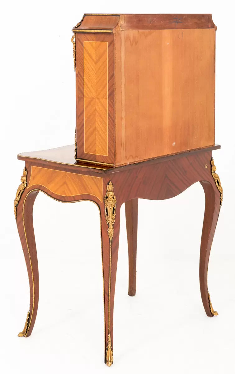 Very Pretty Mahogany and Walnut Bon du Jour