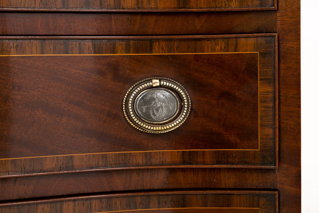 Mahogany Serpentine Chest of Drawers