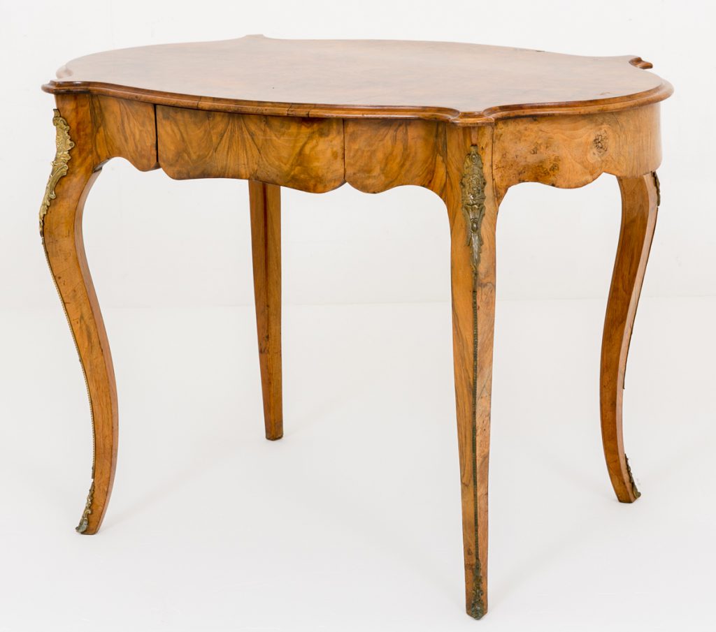 Burr Walnut Centre Table.