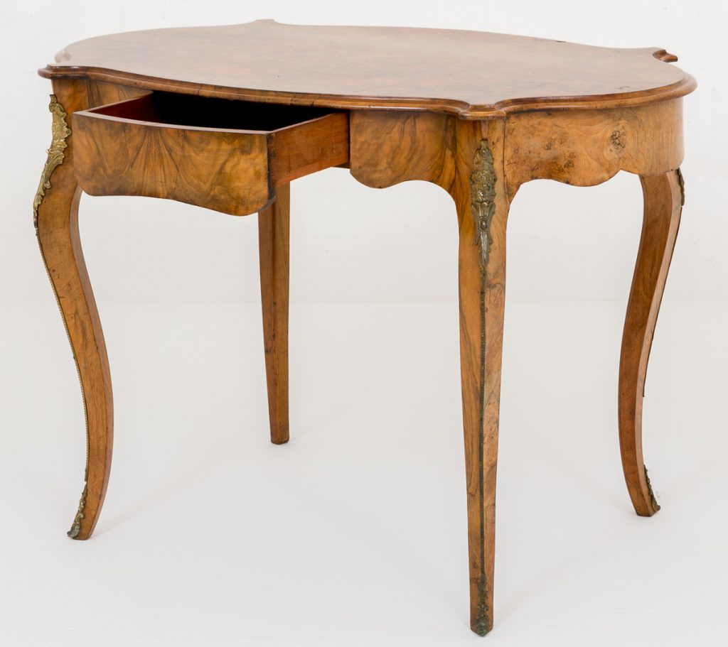 Burr Walnut Centre Table.
