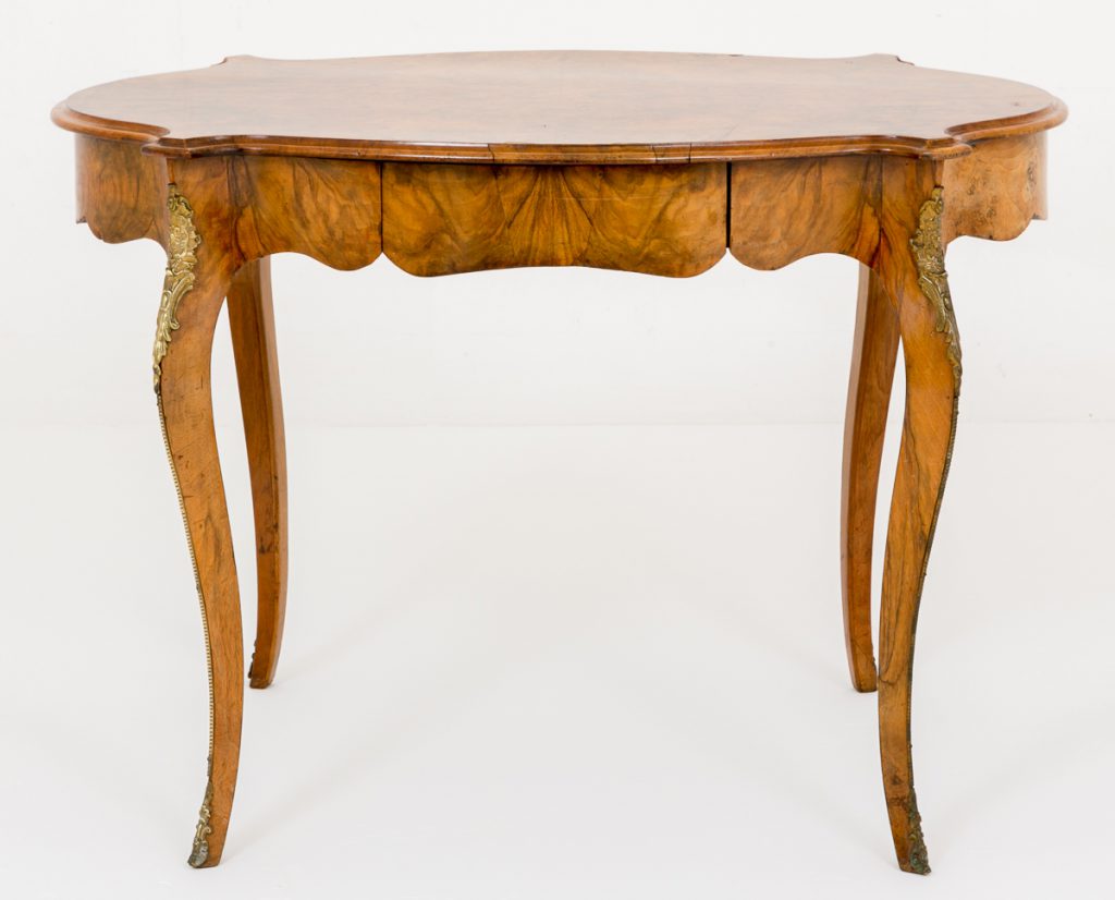 Burr Walnut Centre Table.