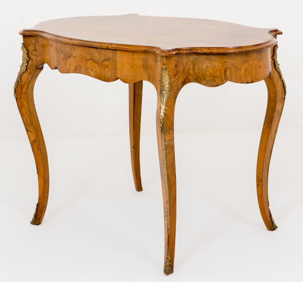 Burr Walnut Centre Table.