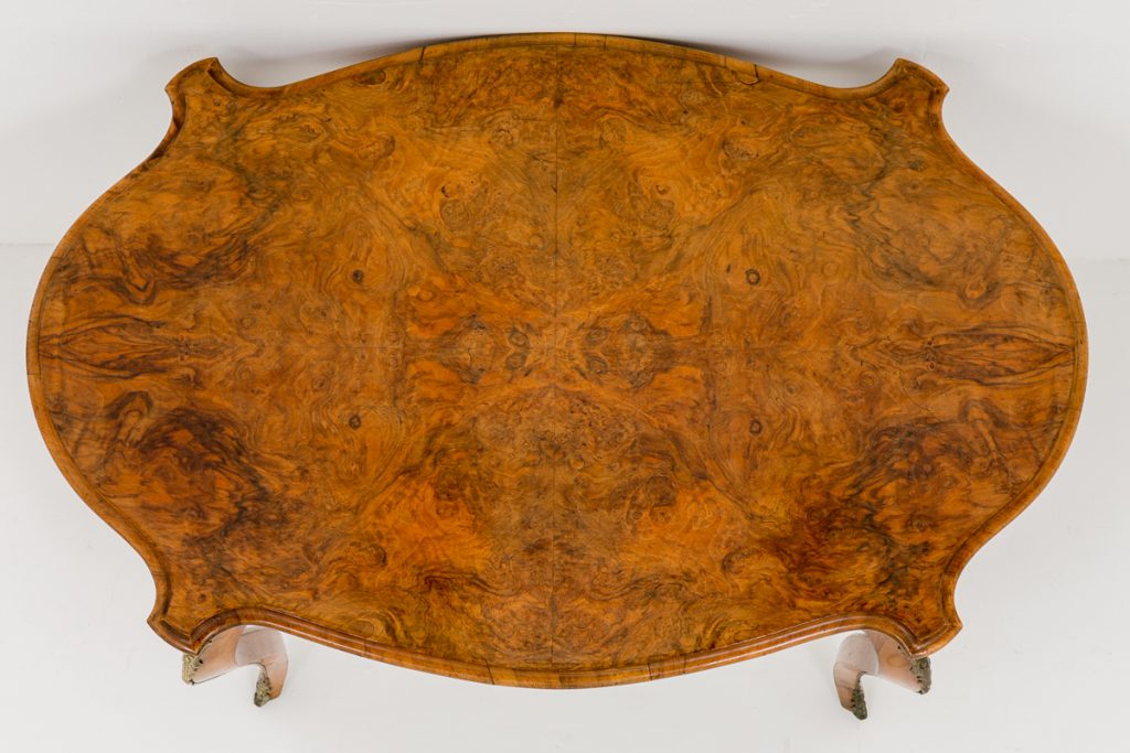 Burr Walnut Centre Table.