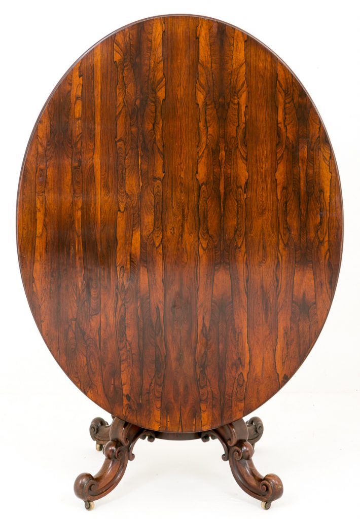 Good Quality Rosewood Breakfast Table