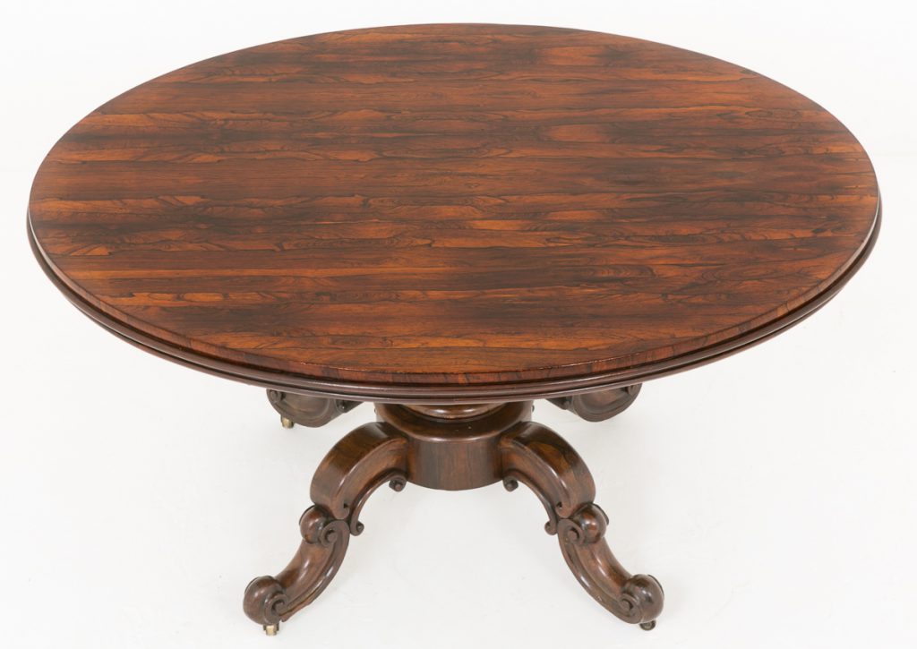 Good Quality Rosewood Breakfast Table