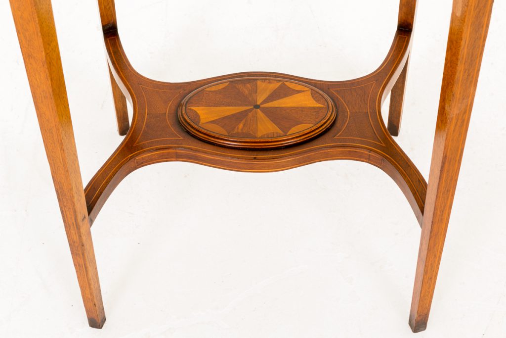 Sheraton Revival Oval Mahogany Occasional Table