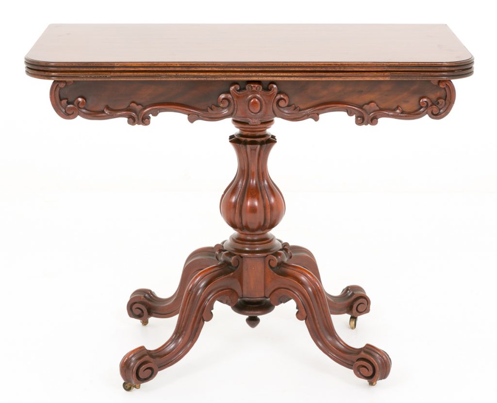 Victorian Mahogany Card Table