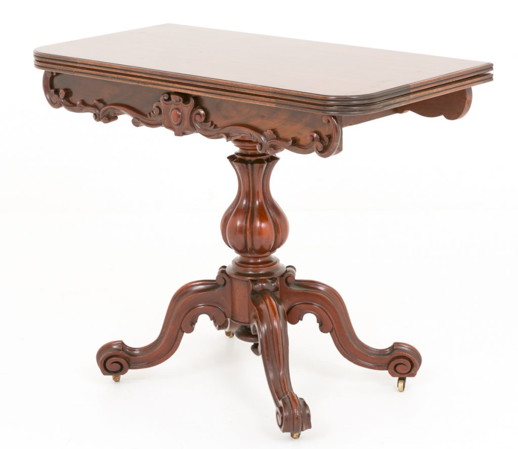 Victorian Mahogany Card Table