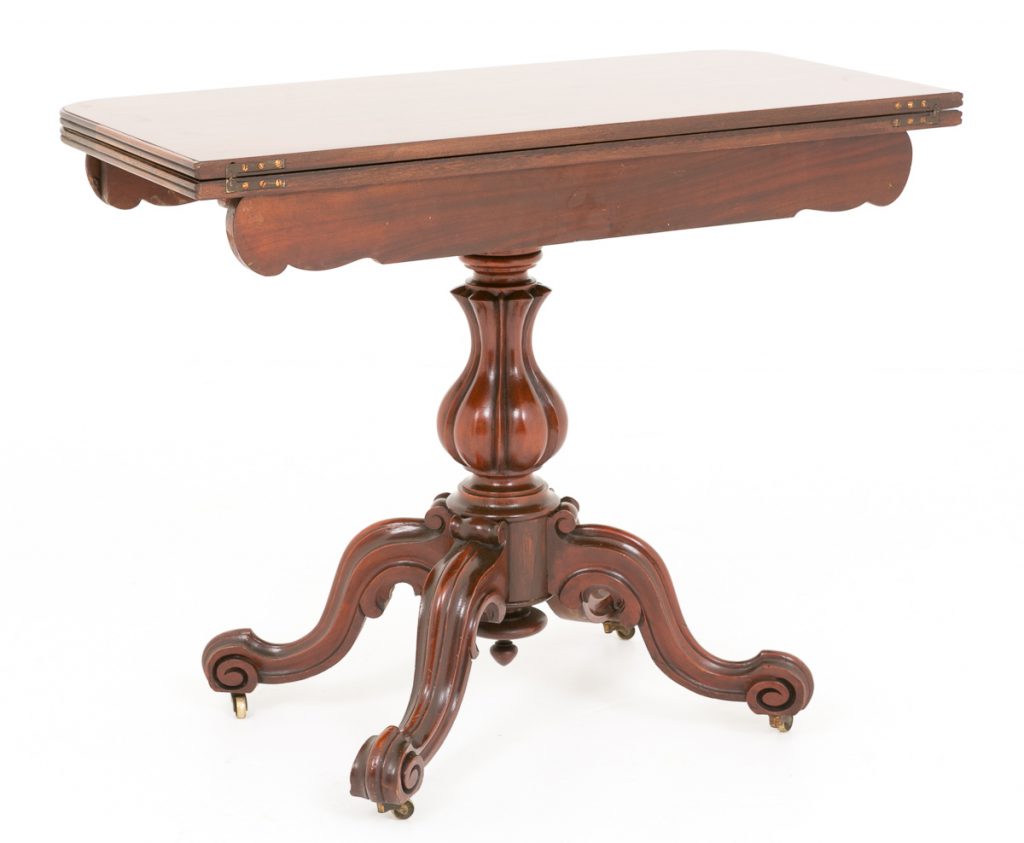 Victorian Mahogany Card Table