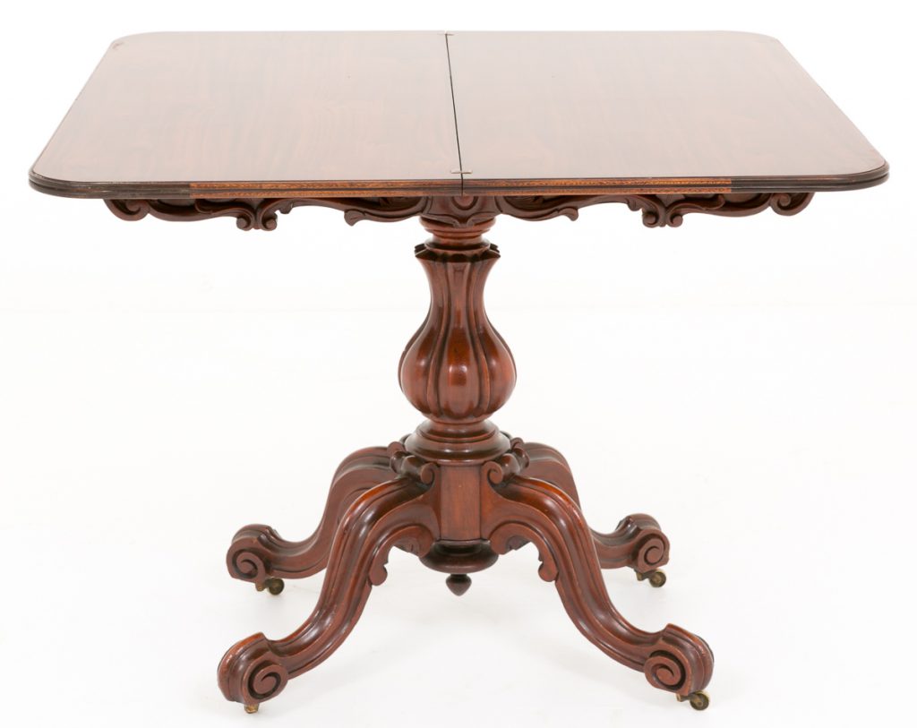 Victorian Mahogany Card Table