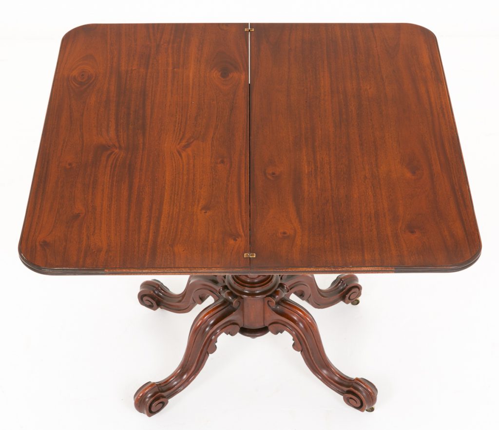 Victorian Mahogany Card Table