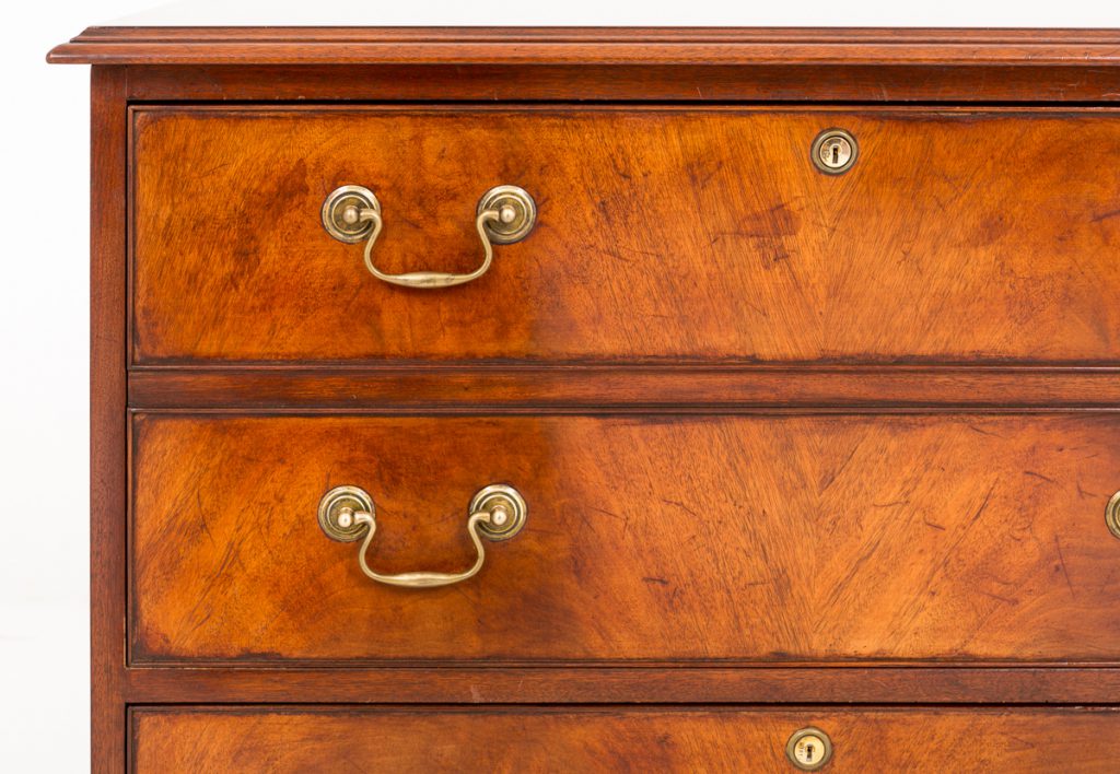 Mahogany 2 Drawer Filing Cabinet
