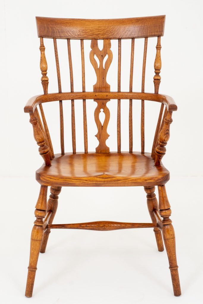 Good Quality Elm and Oak Stick Back Country Chair