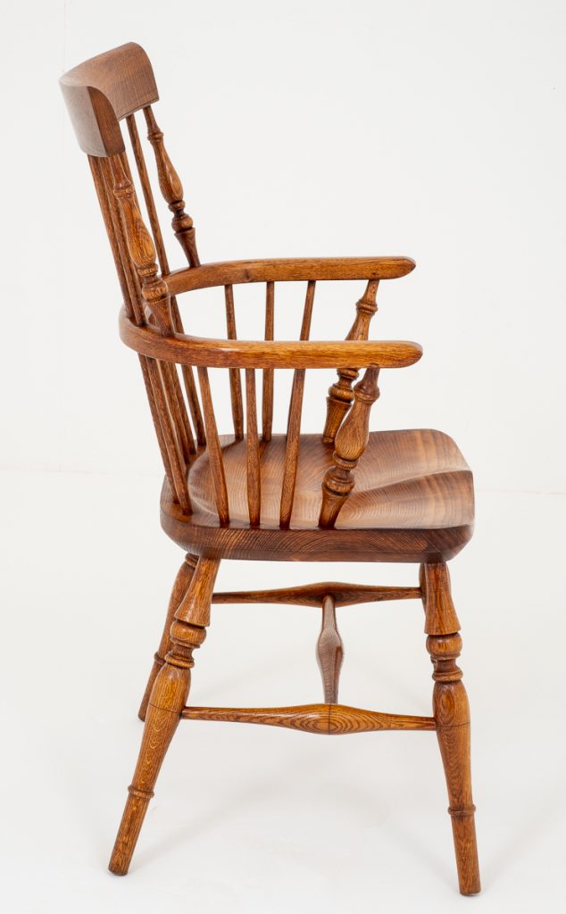 Good Quality Elm and Oak Stick Back Country Chair