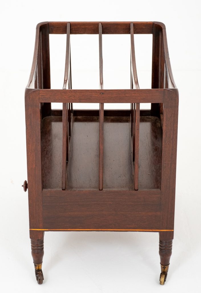 Early 19th Century Mahogany Canterbury