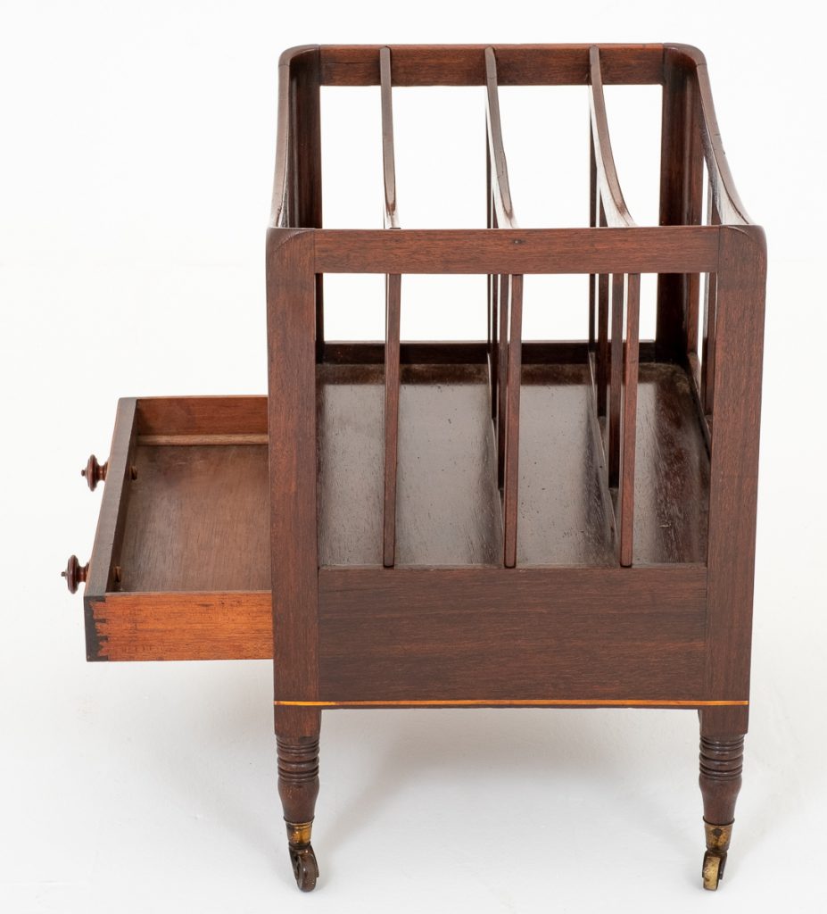 Early 19th Century Mahogany Canterbury