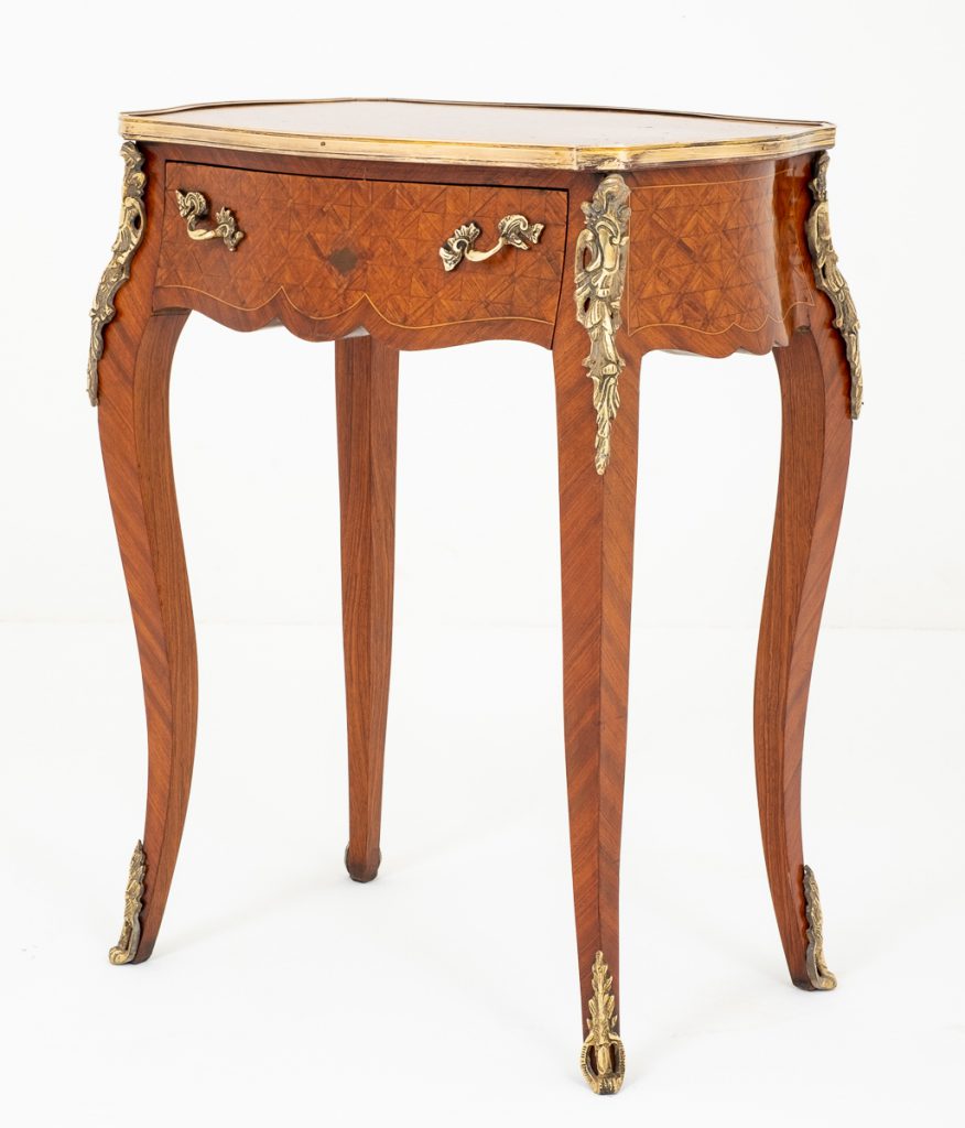 French Parquetry Side Table