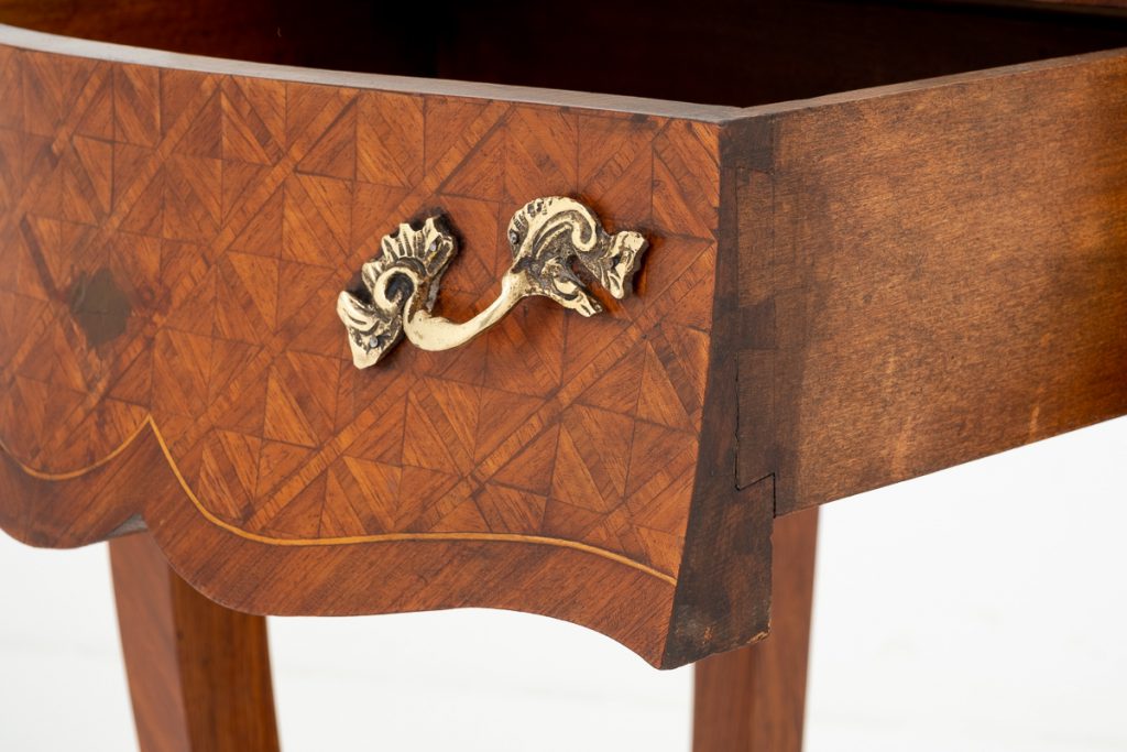 French Parquetry Side Table