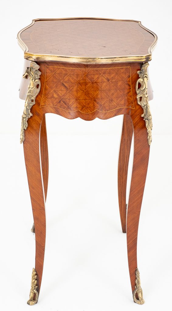 French Parquetry Side Table