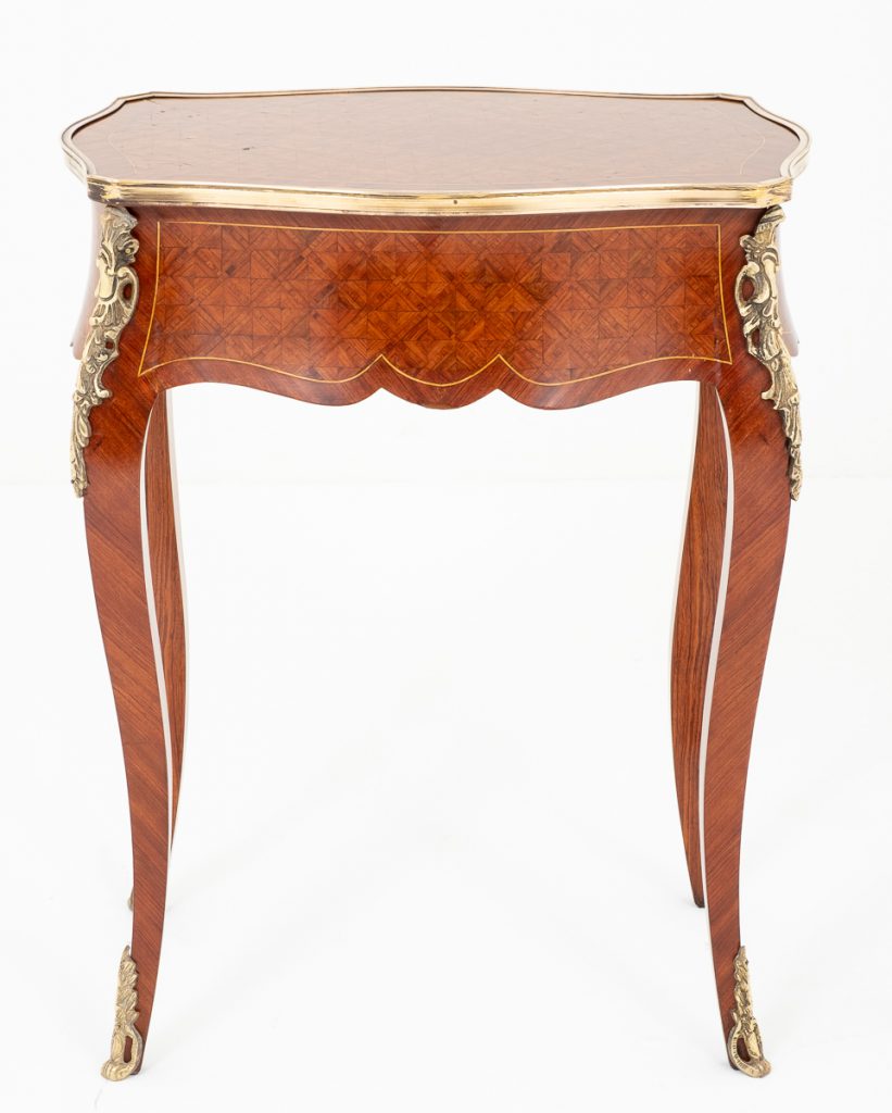 French Parquetry Side Table