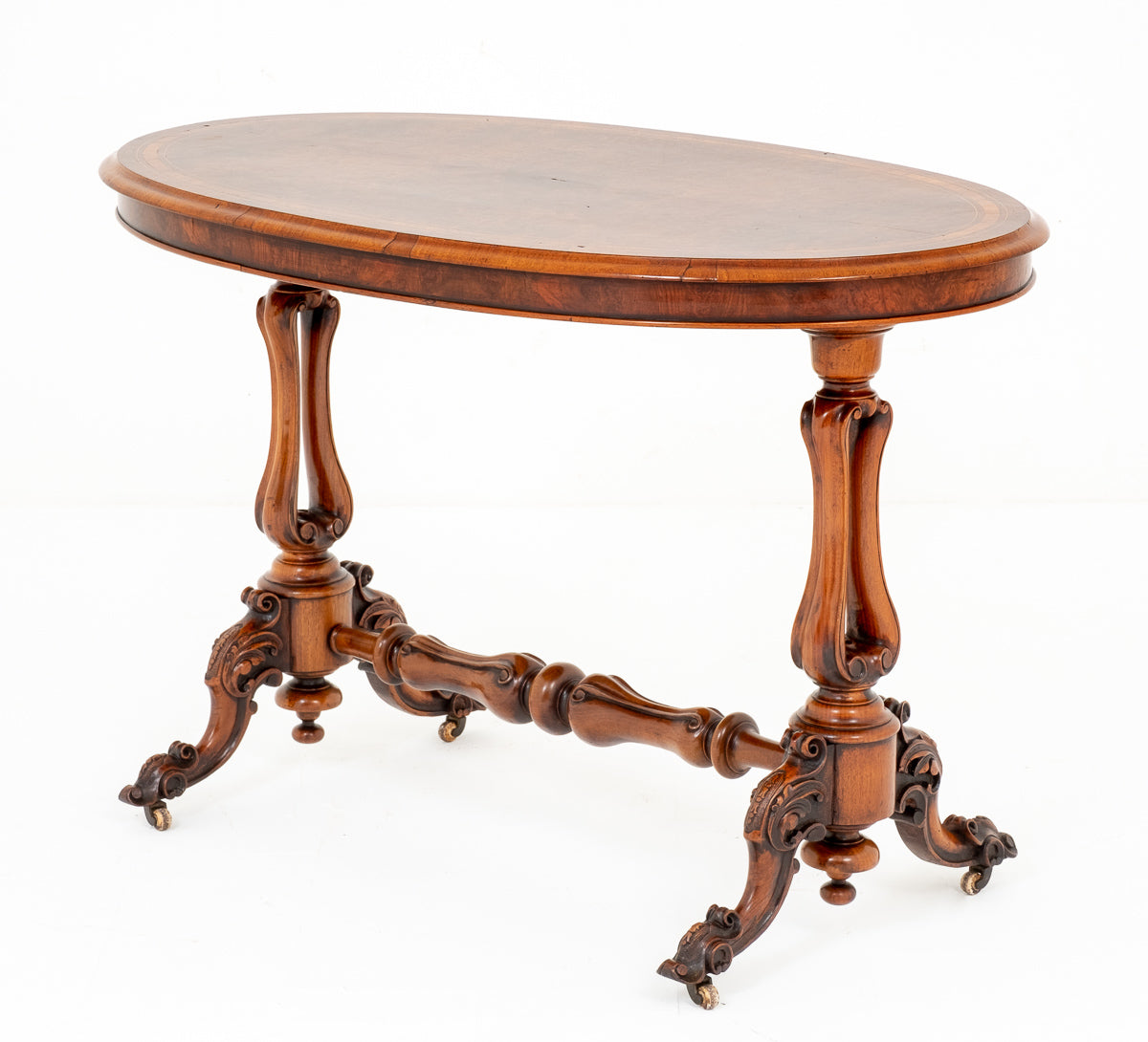 Very Pretty Victorian Burr Walnut Centre Table