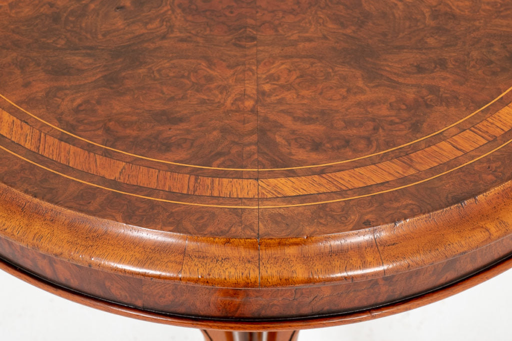 Very Pretty Victorian Burr Walnut Centre Table
