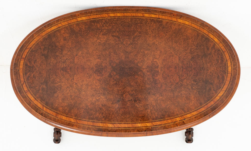 Very Pretty Victorian Burr Walnut Centre Table
