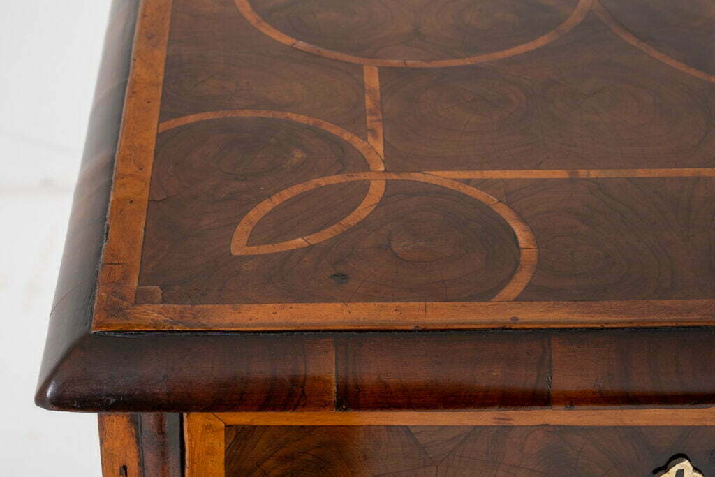 Stunning 17th Century Oyster Laburnum Chest of Drawers