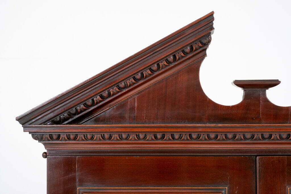 George II Mahogany Bureau Bookcase