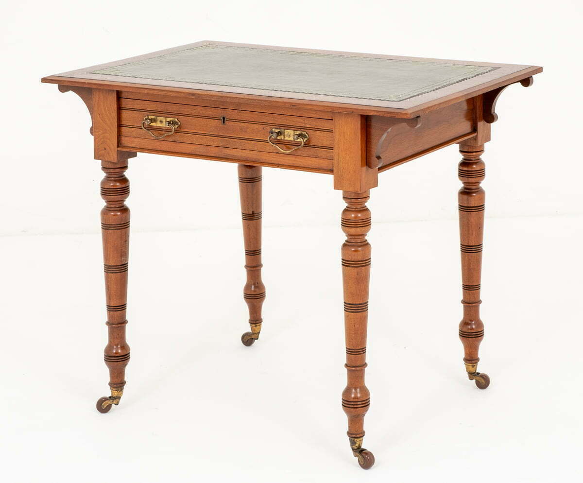 Late Victorian Walnut Writing Table