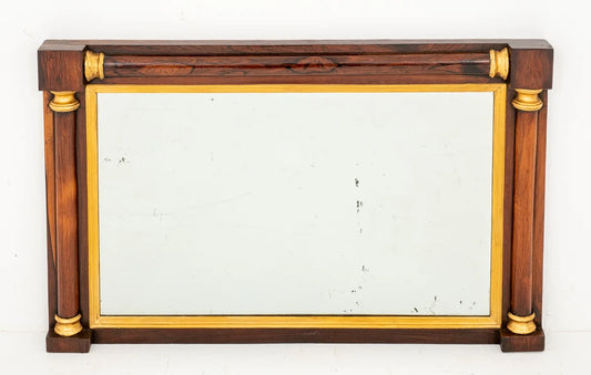 Rosewood and Gilt Mirror