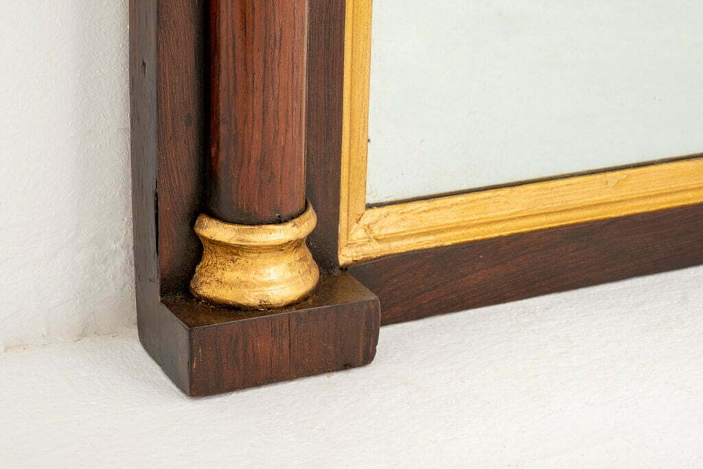 Rosewood and Gilt Mirror